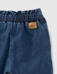 Medium Blue Jeans mit Schleife am Bund für Babymädchen-5