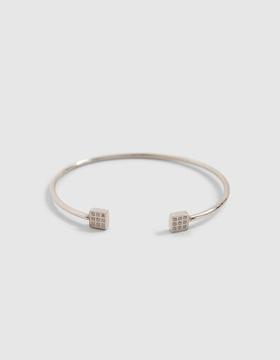 Bangle-armband silver met strass Dames - IKKS