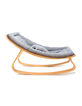 Transat Levo en noyer et coussin sweet grey CHARLIE CRANE-2