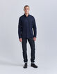 Men’s navy EASY CARE SLIM shirt-6