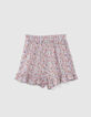 Shorts lila LENZING™ ECOVERO™ flower power niña-4