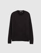 Men’s black cotton modal t-shirt-6