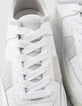 Off white sneakers in leer Heren-3
