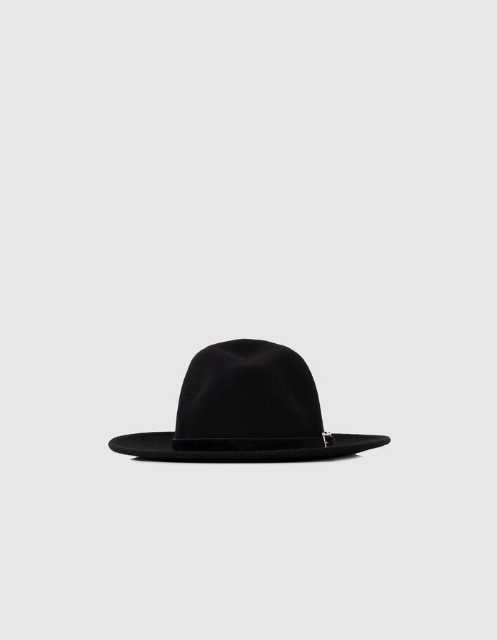 sombrero negro mujer