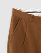 Pantalones chinos camel niño-4