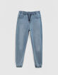 Blauwe JOGGER-jeans voor jongens-3