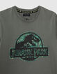 Camiseta caqui logo goma JURASSIC PARK niño-4