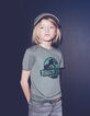 Camiseta caqui logo goma JURASSIC PARK niño-1