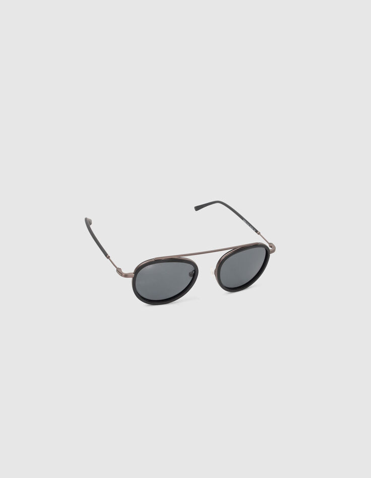Sonnenbrille schwarz, Pantostil Herren-3
