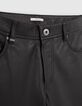 Men’s black Chrome-free leather Pure Edition SLIM trousers-6