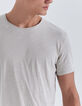 Camiseta L'Essentiel hormigón cuello redondo manga corta hombre-9