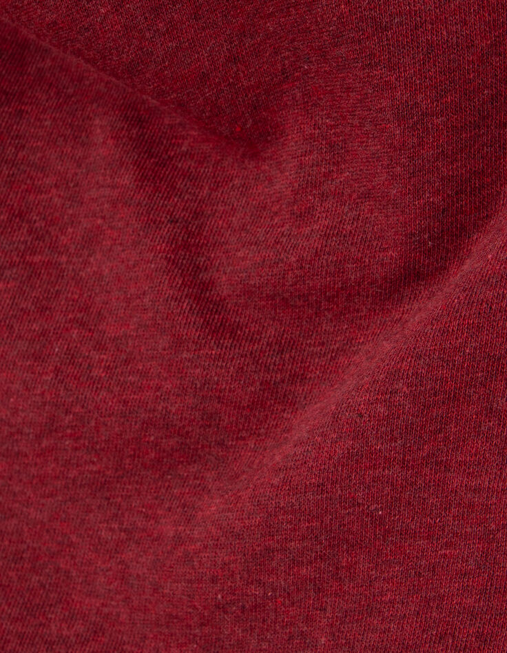 Cardigan réversible bordeaux et noir rayé gris garçon-7