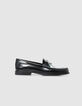 Glacé leren zwarte loafers Ligne 111 Femme-1