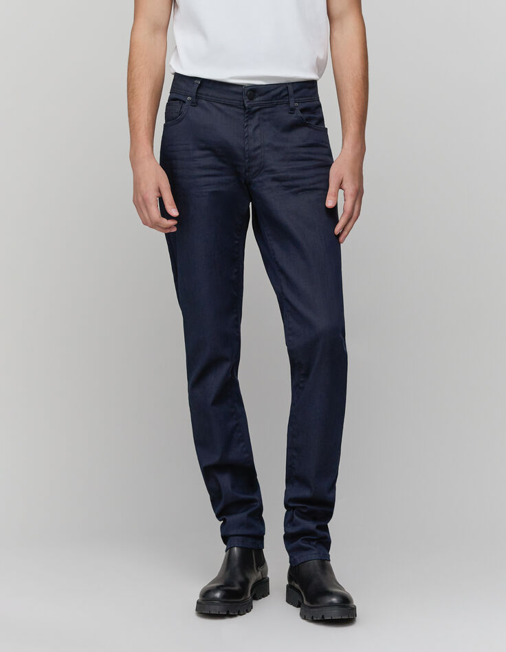 Men's SLIM-fit navy jeans-2