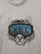 T-shirt gris visuel tigre et masque lenticulaire garçon-6