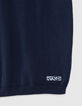 Marine polo tricot met strepenmotief jongens-4