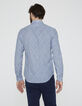 Men's blue shirt-3