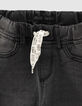 Jean jogger black used garçon -3