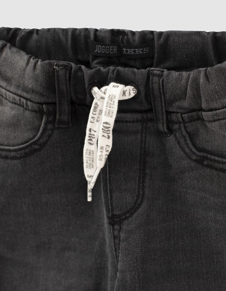 Jean jogger black used garçon -3