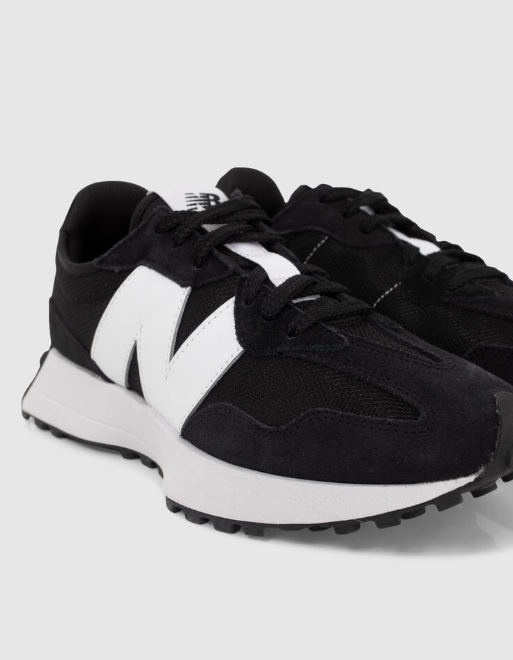 Women’s black and white NEW BALANCE 327 trainers-5