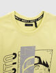 Boys’ yellow Reflective image NARUTO T-shirt-2