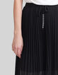 Long pleated skirt-4