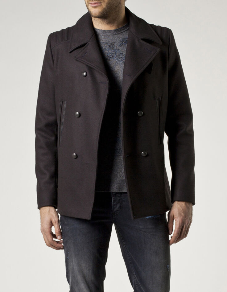 Men's pea jacket-2