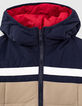 Boys’ navy, camel and red reversible padded jacket-4