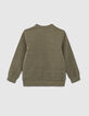 Kaki sweater Essentials bio-sweatstof-2