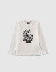 Boys’ off-white knight-fox image T-shirt-1