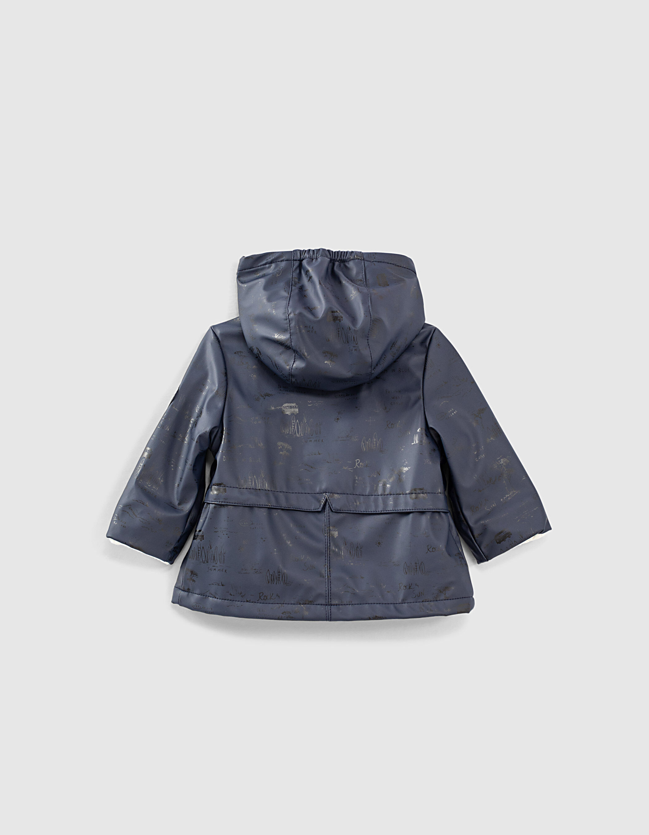 Girls navy sales raincoat