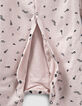 Baby’s light pink rock print organic cotton sleepsuit-3