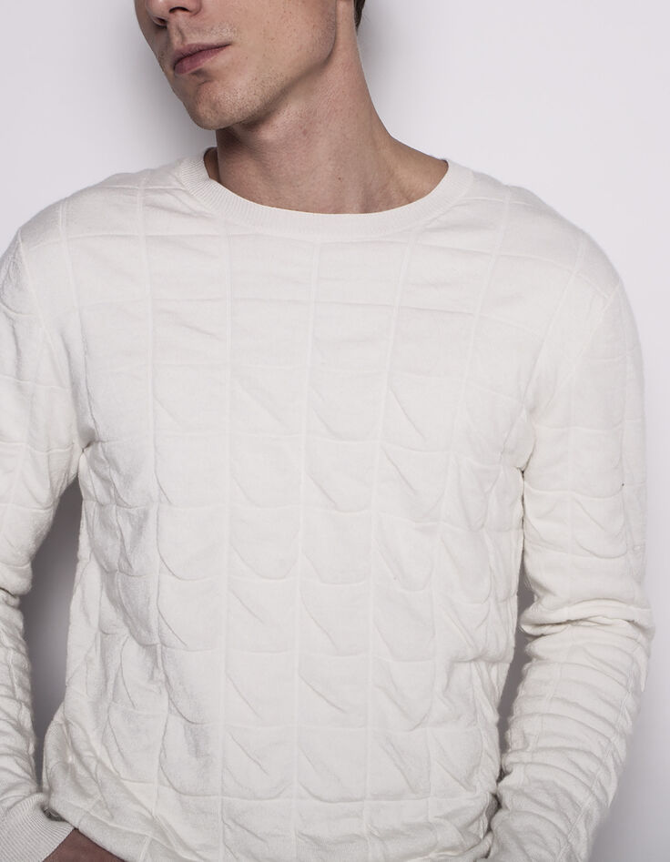 Pull col rond homme-4