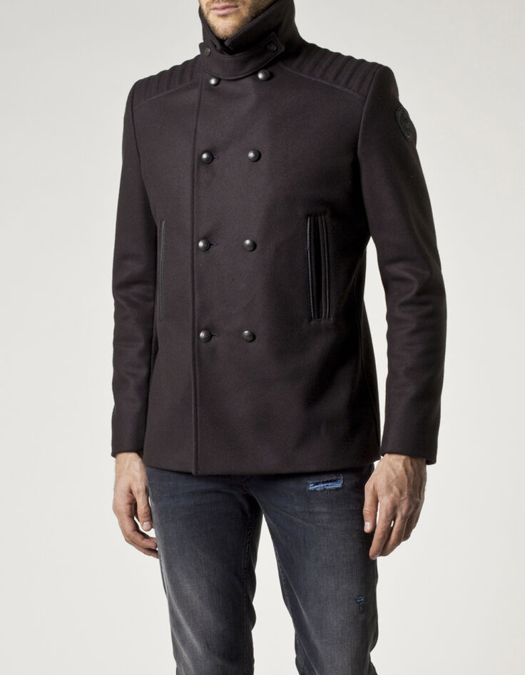 Men's pea jacket-6