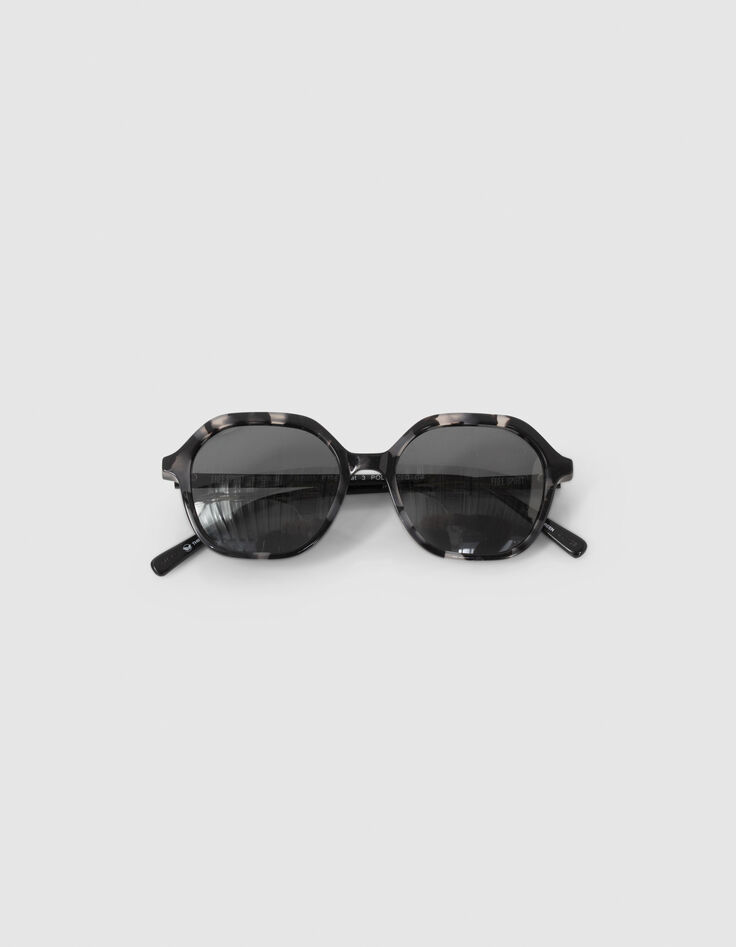 Girls’ black tortoiseshell sunglasses-7