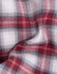 Girl's burgundy plaid shirt-8