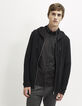 Cardigan noir homme-1