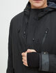 Parka negra IKKS x INVENTIVE CITI protecciones Hombre-3