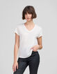 Women's linen T-shirt-2