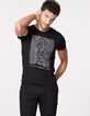 Camiseta negra JOY DIVISION Unknown pleasure Hombre-2