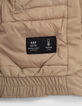 Boys' caramel and grey padded jacket-5