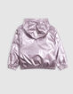 Blouson coupe-vent rose fille-3