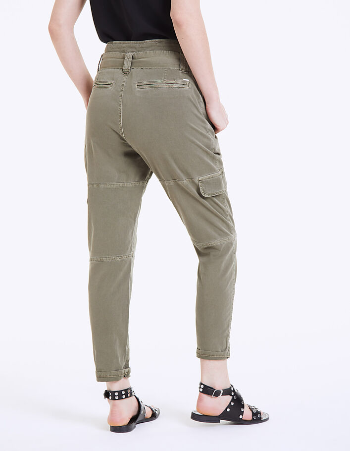 Women’s drop crotch low-waist trousers with pockets