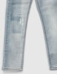 Faded Blue Slim-Jungenjeans mit Print Waterless -7