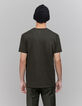 T-shirt dark green visuel gomme DRY FAST Homme-3