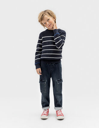 JOGGER blue loose fit jeans for boys