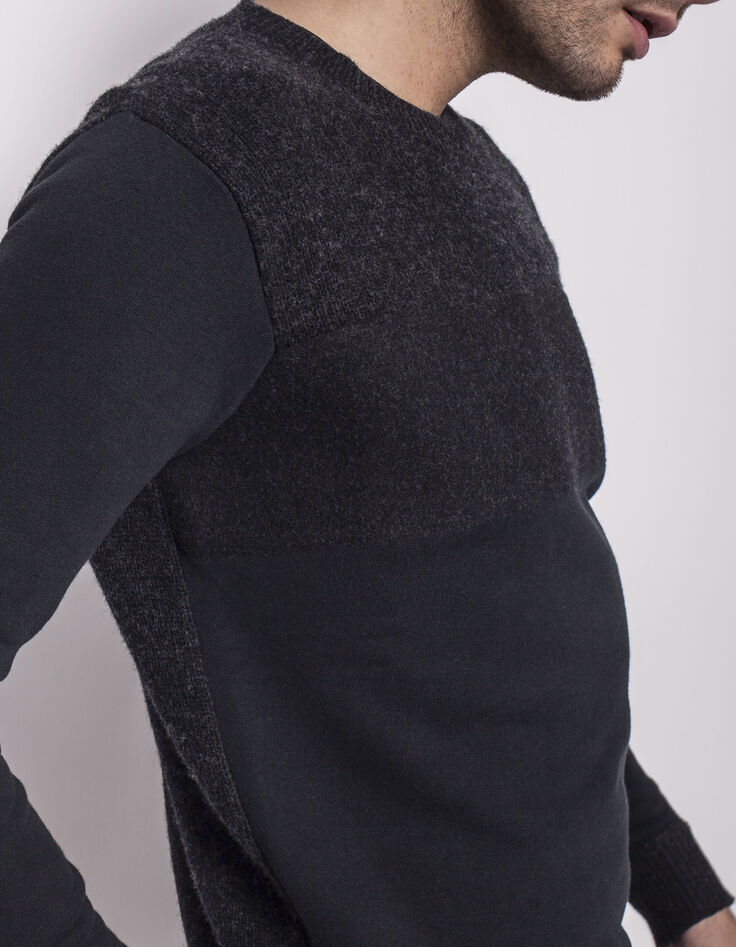 Men's black sweater-4