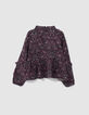 Girls’ pink paisley print LENZING™ ECOVERO™ blouse-5