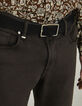 SLIM jeans dark choco Peter gerecycleerde materialen heren-3