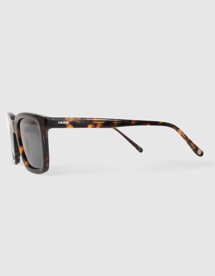 Lunettes solaires écailles style rectangle Homme-2